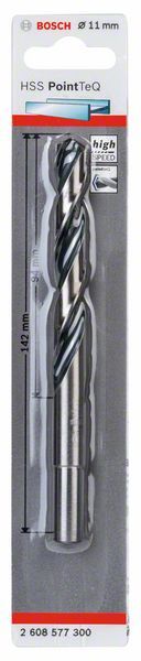 Bosch HSS spiralna burgija PointTeQ 11,0 mm (redukovan prihvat) paket od 1 komada