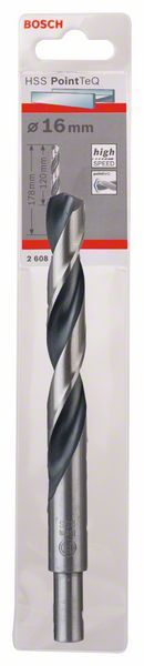 Bosch HSS spiralna burgija PointTeQ 16,0 mm (redukovan prihvat) paket od 1 komada