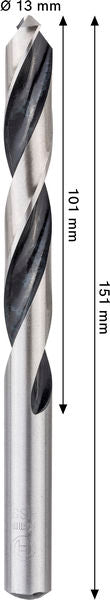 BOSCH Metal HSS spiralna burgija, 13×101×151 mm, CYL prihvat - Spiralna burgija HSS PointTeQ, 13mm (2608577854)-SBT Alati Beograd