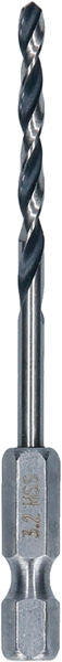 BOSCH Metal HSS spiralna burgija, 3,2×36×75 mm, HEX prihvat od 1/4 inča - Spiralna burgija    HSS PointTeQ, 3.2mm (2608577866)