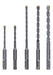 BOSCH Komplet burgija za udarne bušilice SDS plus-1, 5 komada - Burgija čekić SDS-plus plus1 5/6/6/8/10 (2608579119)-SBT Alati Beograd