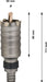 BOSCH PRO SDS max-5 Core Cutter, 50×80×111 mm - Kruna za bušenje SDS-max-9, dvodelnaØ50 (2608580519)-SBT Alati Beograd