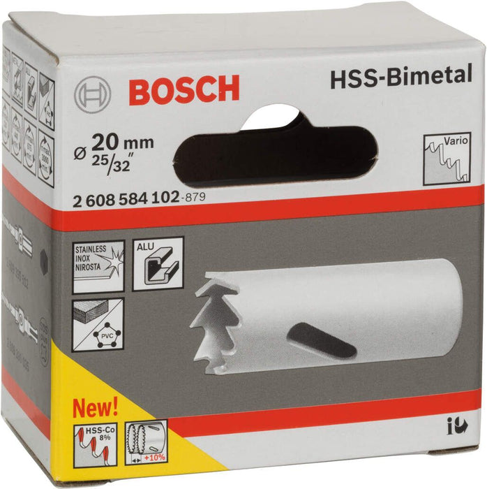 Bosch Testera za otvore HSS-bimetal za standardne adaptere 20 mm, 25/32" (2608584102)