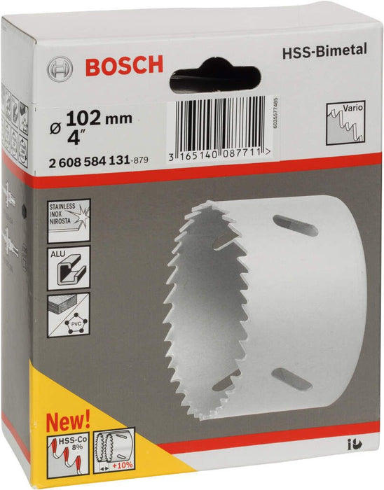 Bosch testera za otvore HSS-bimetal za standardne adaptere 102 mm, 4" - 2608584131