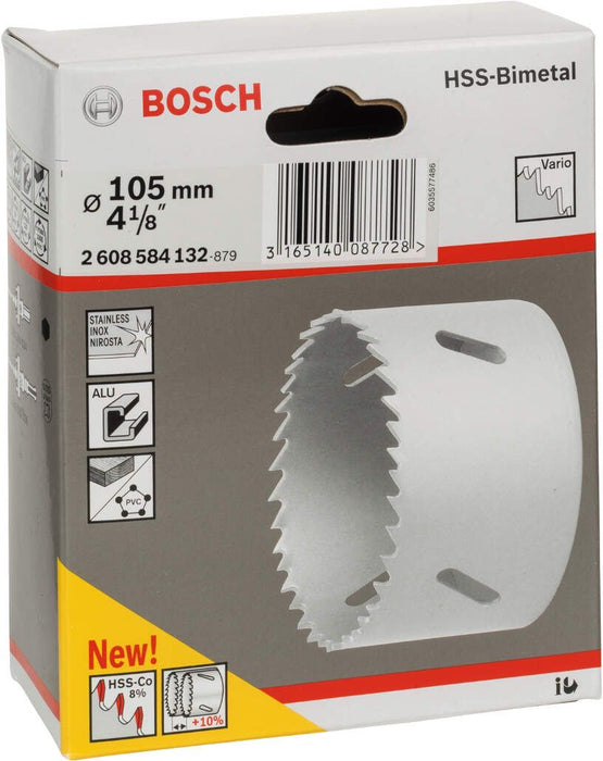Bosch testera za otvore HSS-bimetal za standardne adaptere 105 mm, 4 1/8" - 2608584132