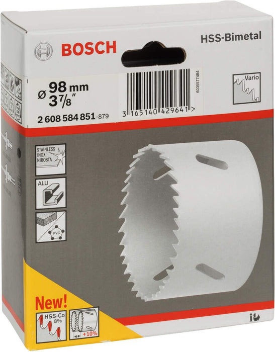 Bosch testera za otvore HSS-bimetal za standardne adaptere 98 mm, 3 7/8" - 2608584851