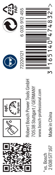 BOSCH PRO Metal HSS-G spiralna burgija standardne dužine, 2,6×30×57 mm, 10 kom. - Bur.za met.HSS-G Standard line 2,6x30x57 (2608585478)-SBT Alati Beograd