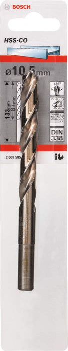 Bosch burgija za metal HSS-Co, DIN 338 10,5 x 87 x 133 mm pakovanje od 1 komada - 2608585866