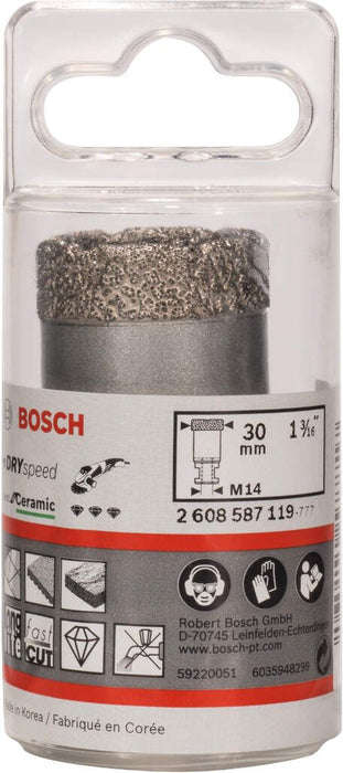 Bosch dijamantska burgija za suvo bušenje Dry Speed Best for Ceramic 30 x 35 mm - 2608587119