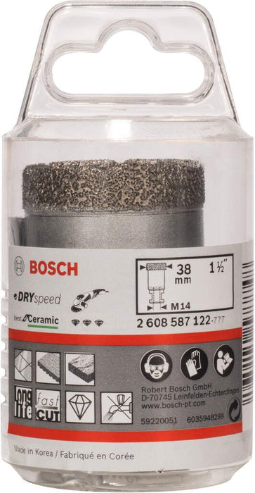 Bosch dijamantska burgija za suvo bušenje Dry Speed Best for Ceramic 38 x 35 mm - 2608587122