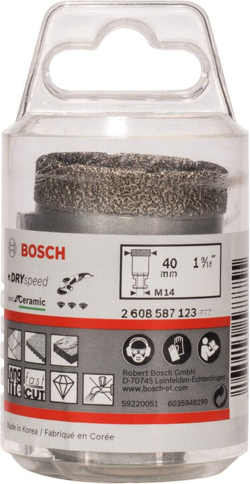 Bosch dijamantska burgija za suvo bušenje Dry Speed Best for Ceramic 40 x 35 mm - 2608587123