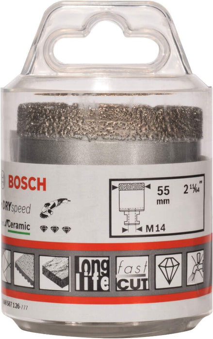 Bosch dijamantska burgija za suvo bušenje Dry Speed Best for Ceramic 55 x 35 mm - 2608587126