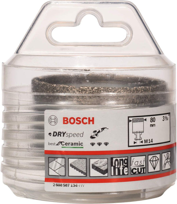 Bosch dijamantska burgija za suvo bušenje Dry Speed Best for Ceramic 80 x 35 mm - 2608587134