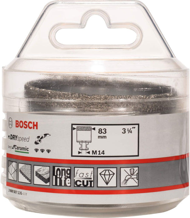 Bosch dijamantska burgija za suvo bušenje Dry Speed Best for Ceramic 83 x 35 mm - 2608587135