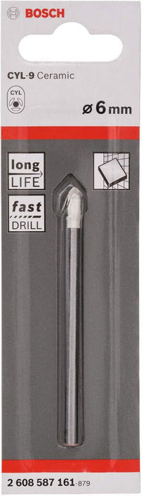 Bosch burgija za pločice CYL-9 Ceramic 6 x 80 mm pakovanje od 1 komada - 2608587161