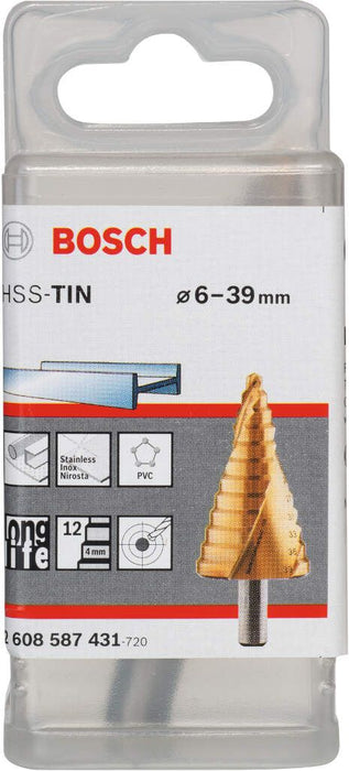 Bosch stepenaste burgije HSS-TiN 6 - 39 mm, 10,0 mm, 93,5 mm - 2608587431