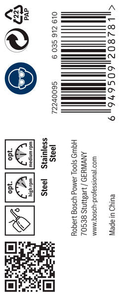 BOSCH PRO Stainless Steel HSS-Co spiralna burgija, 4,4×47×80 mm, 10 kom. -   (2608588094)