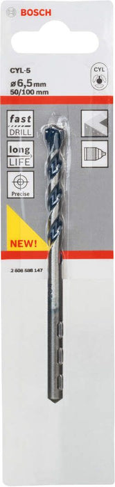 Bosch burgija za beton CYL-5 6,5 x 50 x 100 mm pakovanje od 1 komada - 2608588147