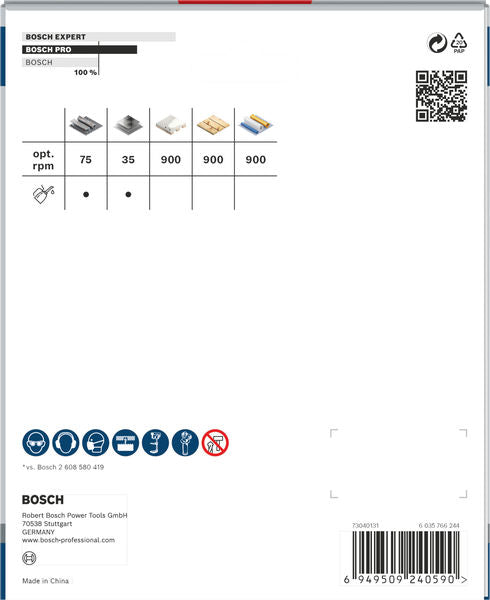 BOSCH PRO Multi Material PC Plus testera za otvore, 121 mm - Testera za otvore P MM B 121MM (2608594415)-SBT Alati Beograd