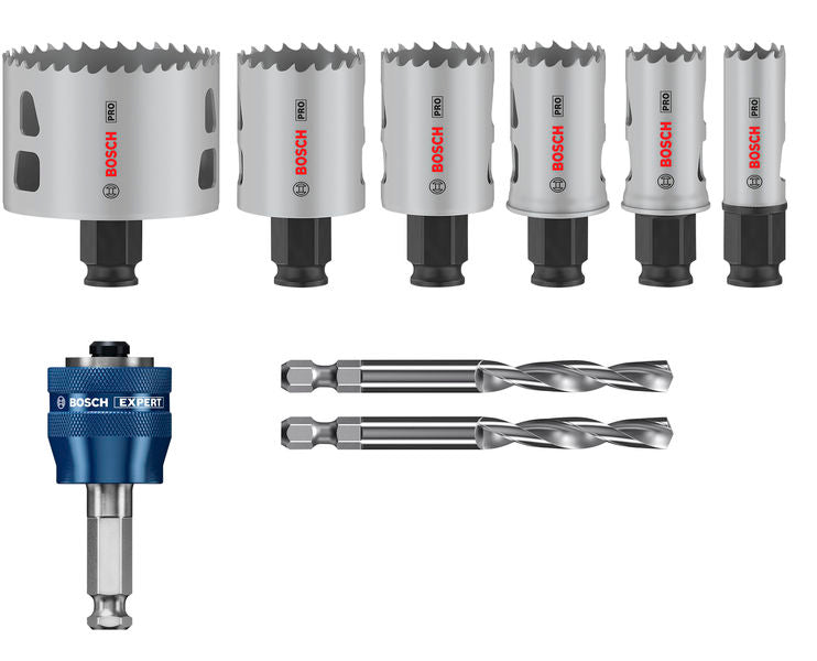 BOSCH Set PRO Multi Material PC Plus testera za otvore, 9 kom. - Komplet testera za otvore P MM B 9P Set (2608594423)-SBT Alati Beograd