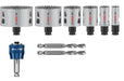 BOSCH Set PRO Multi Material PC Plus testera za otvore, 9 kom. - Komplet testera za otvore P MM B 9P Set (2608594424)-SBT Alati Beograd