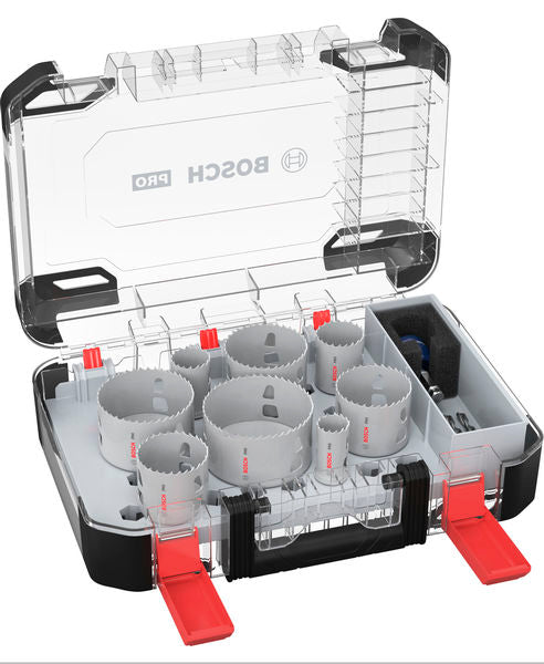 BOSCH Set PRO Multi Material PC Plus testera za otvore, 11 kom. - Komplet testera za otvore P MM B 11P Set (2608594430)-SBT Alati Beograd