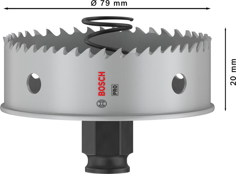 BOSCH PRO Sheet Metal PC Plus testera za otvore, 79 mm - Testera za otvore P SM B 79mm (2608594466)-SBT Alati Beograd