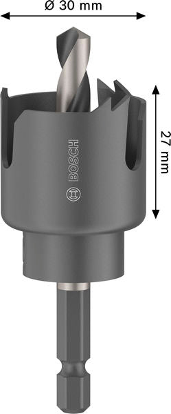 BOSCH Testera za otvore sa držačem za drvo i gips, 30×27 mm - Testera za otvore A W&D H 30mm (2608594491)-SBT Alati Beograd
