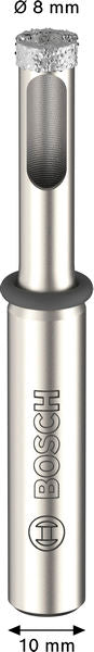 BOSCH Ceramic wet burgija, 8×10×30 mm - Dijamantska burgija Ceramic 8mm (2608594555)-SBT Alati Beograd