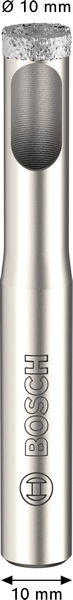 BOSCH Ceramic wet burgija, 10×10×30 mm - Dijamantska burgija Ceramic 10mm (2608594556)-SBT Alati Beograd