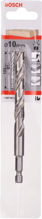 Bosch spiralna burgija za drvo, 1/4" šestostrana drška 10 x 87 x 133 mm - 2608595524