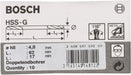Bosch dvostrana burgija 4,8 x 17 x 62 mm pakovanje od 10 komada - 2608597592