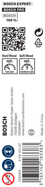 BOSCH PRO Wood zmijolika burgija, 15×170×235 mm - Spiralna burgija za drvo (2608597629)-SBT Alati Beograd