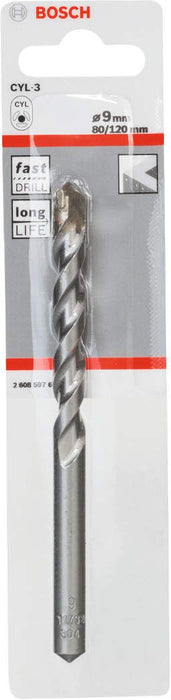Bosch burgija za beton CYL-3 9 x 80 x 120 mm, d 8 mm pakovanje od 1 komada - 2608597664