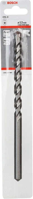 Bosch burgija za beton CYL-3 12 x 150 x 200 mm, d 10 mm pakovanje od 1 komada - 2608597684