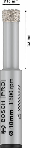 BOSCH PRO Ceramic dry burgija, 10×33×13 mm - Dijamantska burgija PRO Ceramic (2608599056)-SBT Alati Beograd