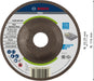 BOSCH PRO Stainless Steel brusni disk, 115×6×22,23 mm - Brus.ploča ispupčena AS30S INOX BF,115x6 (2608600539)-SBT Alati Beograd
