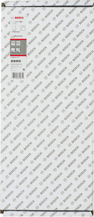 Bosch dijamantska kruna za mokro bušenje 1 1/4" UNC Best for Concrete 202 mm, 450 mm, 14 segmenata, 11,5 mm - 2608601378