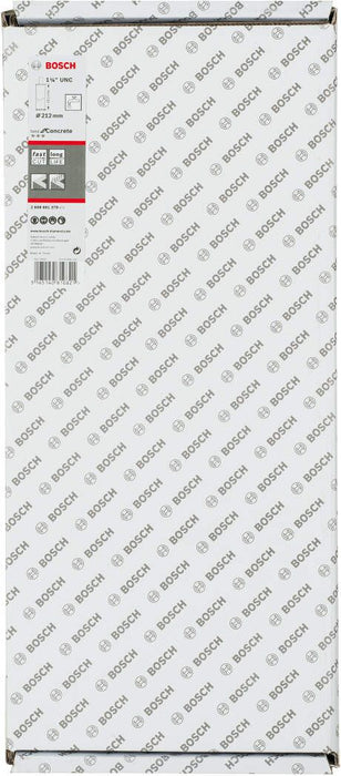 Bosch dijamantska kruna za mokro bušenje 1 1/4" UNC Best for Concrete 212 mm, 450 mm, 14 segmenata, 11,5 mm - 2608601379