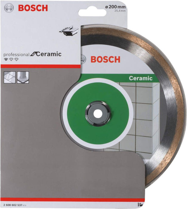 Bosch dijamantska rezna ploča Standard for Ceramic 200 x 25,40 x 1,6 x 7 mm - 2608602537