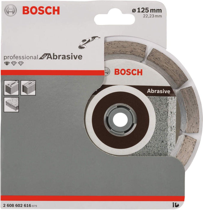 Bosch dijamantska rezna ploča Standard for Abrasive 125 x 22,23 x 6 x 7 mm - 2608602616