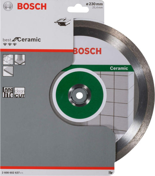 Bosch dijamantska rezna ploča Best for Ceramic 230 x 25,40 x 2,4 x 10 mm - 2608602637