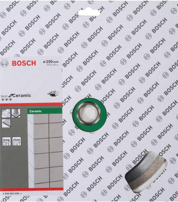 Bosch dijamantska rezna ploča Best for Ceramic 250 x 30/25,40 x 2,4 x 10 mm - 2608602638