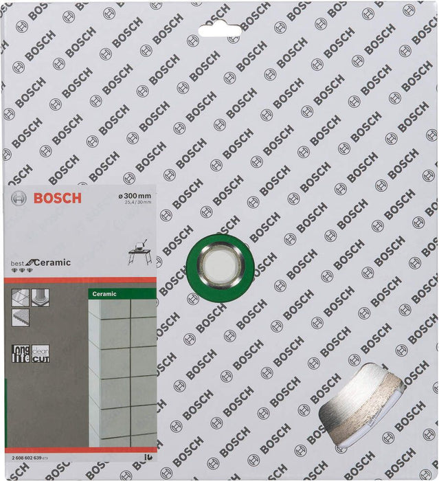 Bosch dijamantska rezna ploča Best for Ceramic 300 x 30/25,40 x 2,8 x 10 mm - 2608602639