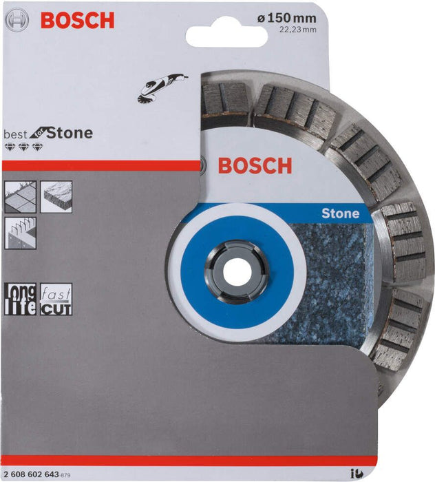 Bosch dijamantska rezna ploča Best for Stone 150 x 22,23 x 2,4 x 12 mm - 2608602643