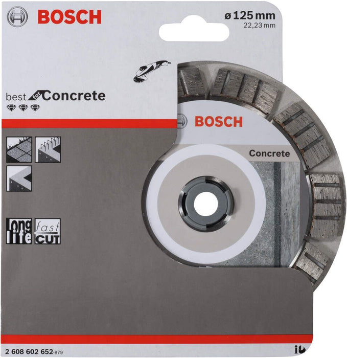 Bosch dijamantska rezna ploča Best for Concrete 125 x 22,23 x 2,2 x 12 mm - 2608602652