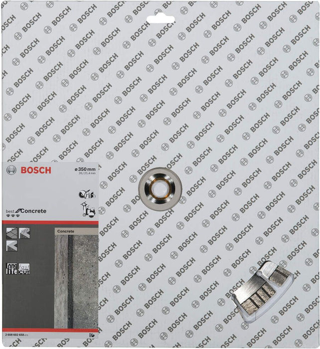 Bosch dijamantska rezna ploča Best for Concrete 350 x 20,00+25,40 x 3,2 x 15 mm - 2608602658