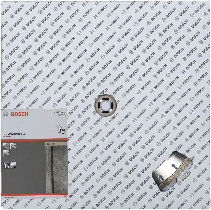 Bosch dijamantska rezna ploča Best for Concrete 450 x 25,40 x 3,6 x 12 mm - 2608602660
