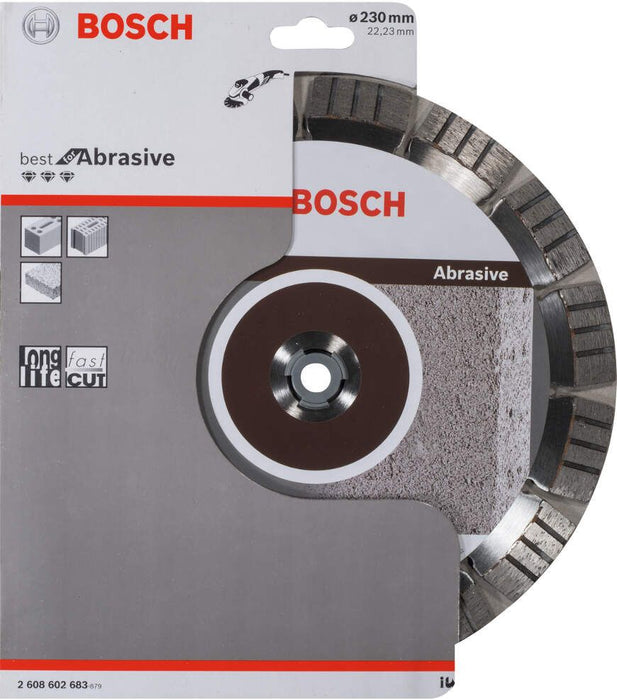 Bosch dijamantska rezna ploča Best for Abrasive 230 x 22,23 x 2,4 x 15 mm - 2608602683