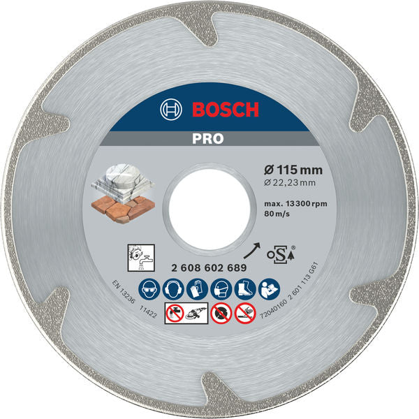 BOSCH PRO Marble dijamantska rezna ploča, 115×22,23 mm - Dij.rez.ploča Best for MARBLE115x22,23x3 (2608602689)-SBT Alati Beograd
